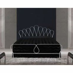 Viadurini Night Design Maßgeschneiderte Möbel|Schmiedeeisen Doppelbetten-Sestante Doppelbett aus Schmiedeeisen in Design