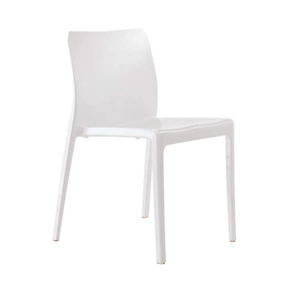 Viadurini in the Garden Gartenstühle Kunststoff-Set mit 4 Außen- und Innenstühlen aus Polypropylen in verschiedenen Farben – gebaut