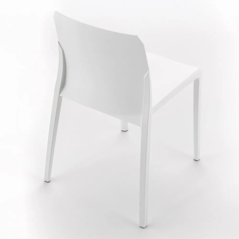 Viadurini in the Garden Gartenstühle Kunststoff-Set mit 4 Außen- und Innenstühlen aus Polypropylen in verschiedenen Farben – gebaut