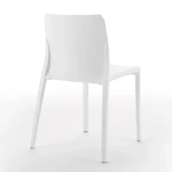 Viadurini in the Garden Gartenstühle Kunststoff-Set mit 4 Außen- und Innenstühlen aus Polypropylen in verschiedenen Farben – gebaut