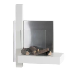 Viadurini Fire Design Zubehör Bioethanol Kamin-Set mit 9 Hölzern aus feuerfestem Gips für die Dekoration von Biokaminen – Rio