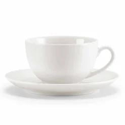 Viadurini Kitchen Tee Set Und Kaffee Set-Set mit 18 Kaffee- und Teetassen mit Zuckerdose und Porzellantablett - Luzern