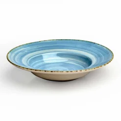 Viadurini Kitchen Teller Set-Set mit 16 modernen Design-Gerichten aus elegantem farbigem Steinzeug - Simba