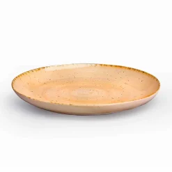 Viadurini Kitchen Teller Set-Set mit 20 modernen Farbtafeln Elegant Design Steinzeug - Simba