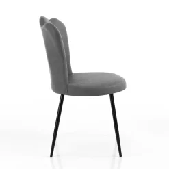 Viadurini Living Moderne Stühle-Set mit 4 Stühlen aus Kunstleder in Antikoptik – Bernstein