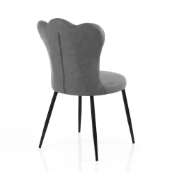 Viadurini Living Moderne Stühle-Set mit 4 Stühlen aus Kunstleder in Antikoptik – Bernstein