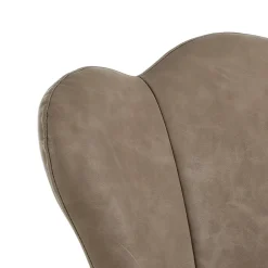 Viadurini Living Moderne Stühle-Set mit 4 Stühlen aus Kunstleder in Antikoptik – Bernstein