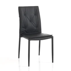 Viadurini Living Moderne Stühle-Set mit 4 Stühlen, gepolstert mit Kunstleder in verschiedenen Ausführungen – Uranium