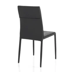 Viadurini Living Moderne Stühle-Set mit 4 Stühlen, gepolstert mit Kunstleder in verschiedenen Ausführungen – Uranium