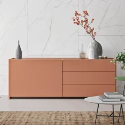Viadurini Living Sideboards|Anrichte-Sideboard 1 Tür und 3 Schubladen aus ökologischem Luxusholz Made in Italy - Lidia