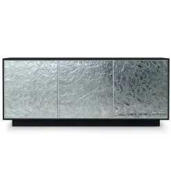 Viadurini Living Sideboards-Sideboard aus matt lackiertem Holz mit Glastüren Made in Italy – Fiorenza