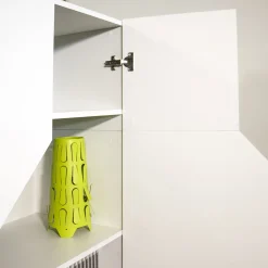 Viadurini Living Anrichte-Sideboard aus Melaminholz 3 Räume und 2 Regale Made in Italy - Alyssa