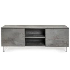 Viadurini Living Sideboards-Sideboard mit 2 Türen und 2 zentralen offenen Fächern aus Melamin, hergestellt in Italien – Minnie