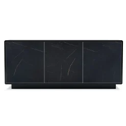 Viadurini Living Sideboards-Sideboard mit 3 Türen und lackierter und laminierter Struktur, hergestellt in Italien – Ferrara