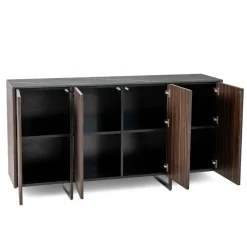 Viadurini Living Sideboards-Sideboard mit MDF, Keramikstruktur und 4 Türen mit Soft-Closing – Click