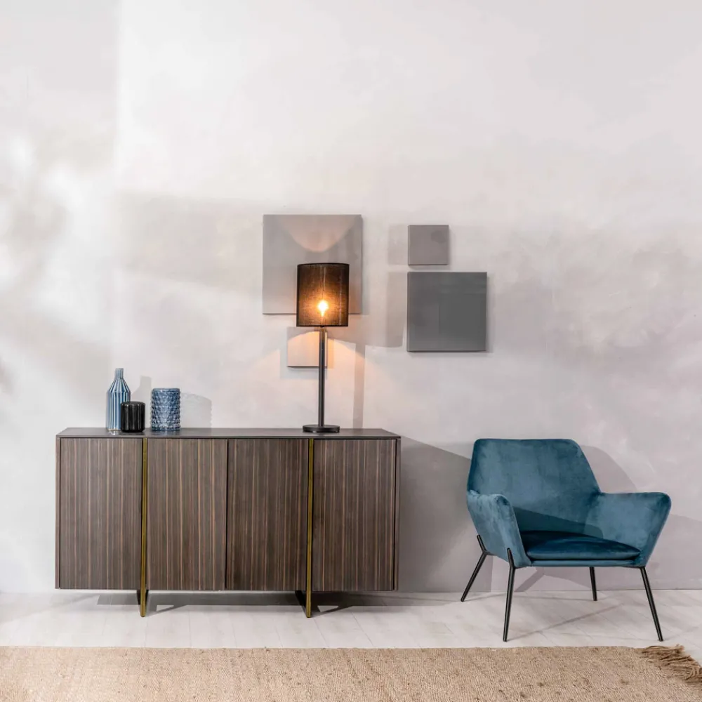 Viadurini Living Sideboards-Sideboard mit MDF, Keramikstruktur und 4 Türen mit Soft-Closing – Click