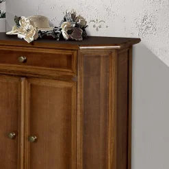 Viadurini Classic Anrichte-Sideboard mit Schublade, 2 Türen und internem Regal, hergestellt in Italien – Semia