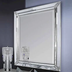 Viadurini Classic Wandspiegel-Silber / Gold Wandspiegel aus Holz handgefertigt in Italien Samuele