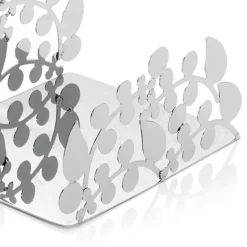 Viadurini Decor Küchenzubehör-Silberner Serviettenhalter aus Metall mit modernen Luxus-Design-Dekorationen - Amedeo