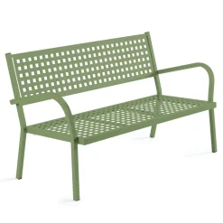 Viadurini in the Garden Gartensofas-2-Sitzer Gartensofa mit Stahlgestell Made in Italy - Nilda