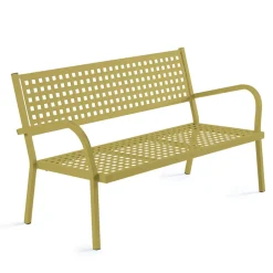 Viadurini in the Garden Gartensofas-2-Sitzer Gartensofa mit Stahlgestell Made in Italy - Nilda