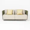 Viadurini in the Garden Gartensofas-3-Sitzer Outdoor-Sofa aus Aluminium und Weben - Eugene