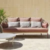 Varaschin Gartensofas-3-Sitzer Outdoor-Sofa mit Kissen Made in Italy - Emmacross von