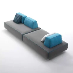 Viadurini Living Moderne Sofas-4-Sitzer Stoffsofa mit beweglichen Rückenlehnen Made in Italy - Ardenne