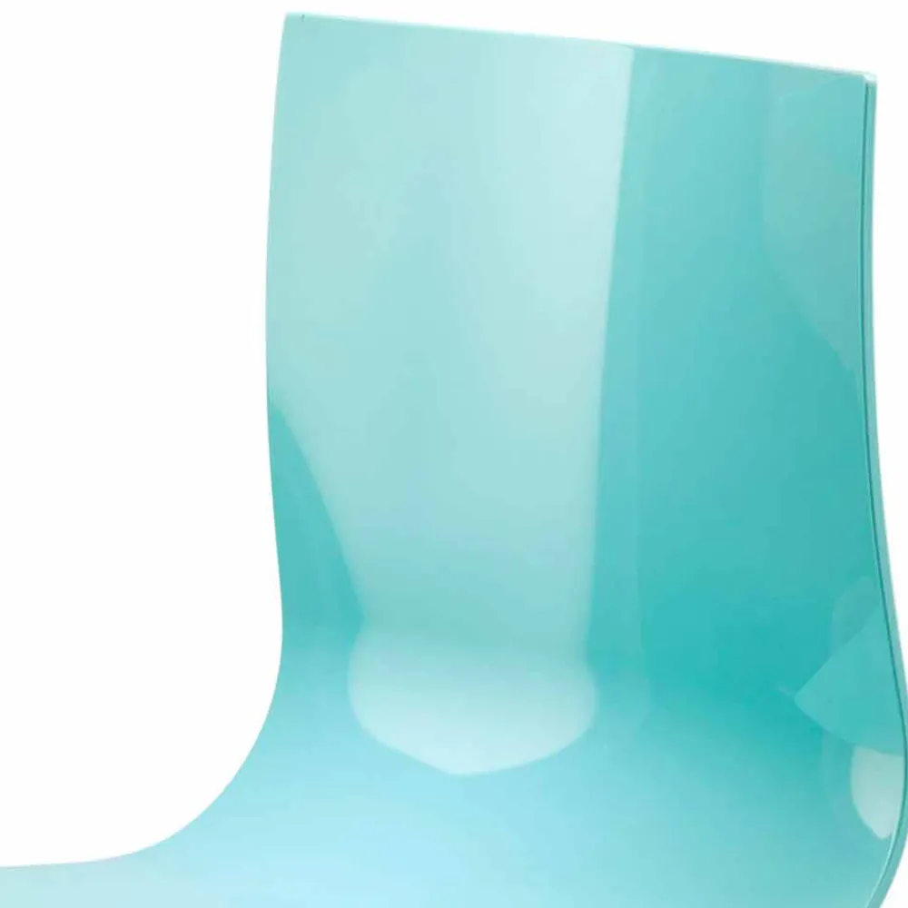 Viadurini Living Bürostühle-3-Sitzer-Bürobank aus Stahl und farbigem recyceltem Technopolymer - Verenza