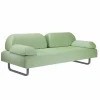 Viadurini in the Garden Gartensofas-3-Sitzer-Design-Sofa aus Metall und Stoff Made in Italy - Selia