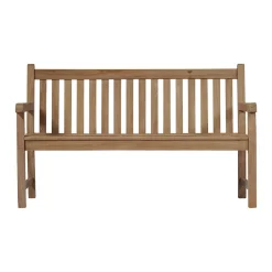 Viadurini in the Garden Gartenbänke-3-Sitzer-Gartenbank aus Teakholz - Shelter