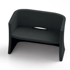 Viadurini in the Garden Gartensofas-2-Sitzer-Gartensofa aus farbigem Polyethylen Made in Italy - Gomez