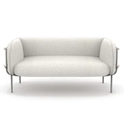 Viadurini in the Garden Gartensofas-2-Sitzer-Outdoor-Sofa mit gepolstertem Sitz Made in Italy - Planter