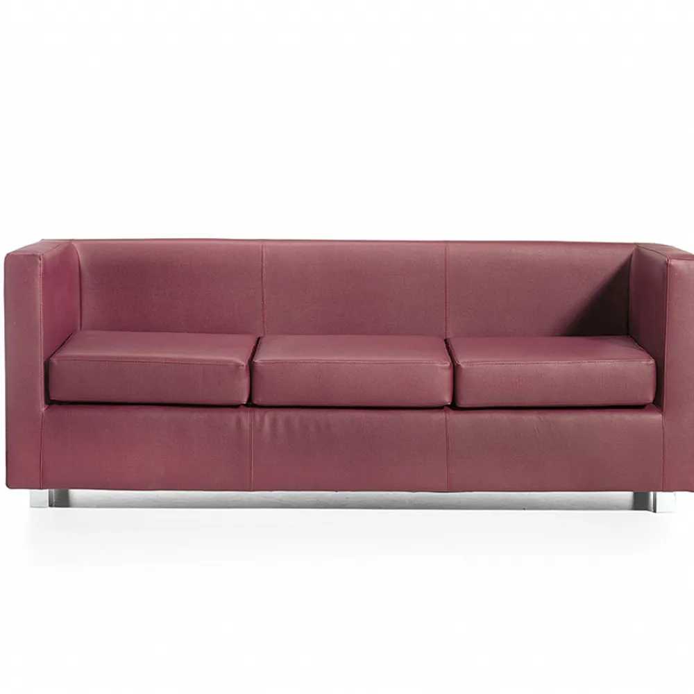 Viadurini Living Moderne Sofas-3-Sitzer-Polstersofa mit Chromfüßen, hergestellt in Italien – Torch
