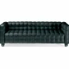 Viadurini Italian Sofas Moderne Sofas-3-Sitzer-Sofa aus hochwertigem Made in Italy Leder mit Steppeffekt - Vesuv