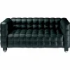 Viadurini Italian Sofas Moderne Sofas-2-Sitzer-Sofa mit Bezug aus Leder in Steppoptik Made in Italy - Vesuvio