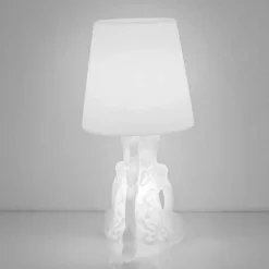 SLIDE Shabby Chic Tischlampen-Lady of Love Design helle Tischleuchte aus Italien