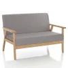 Viadurini Living Moderne Sofas-Sofa aus massivem Kiefernholz – Xenon