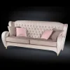 Viadurini Italian Sofas Moderne Sofas-Sofa aus Samt mit Capitonnè Dekor New Classic Schinke