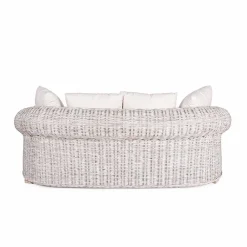 Viadurini in the Garden Gartensofas-Sofa für drinnen oder drinnen draußen 3 Plätze in Rattan Homemotion - Francioso