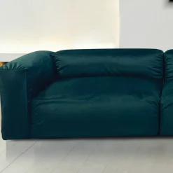 Viadurini Living Moderne Sofas-Sofa mit Innenhalbinsel aus expandiertem Polyurethan - Buffo