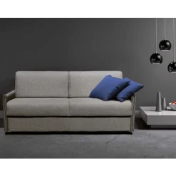 Viadurini Living Moderne Schlafsofas-Sofa umwandelbar in 2- oder 3-Sitzer Bett Stoff Made in Italy - Geneviev