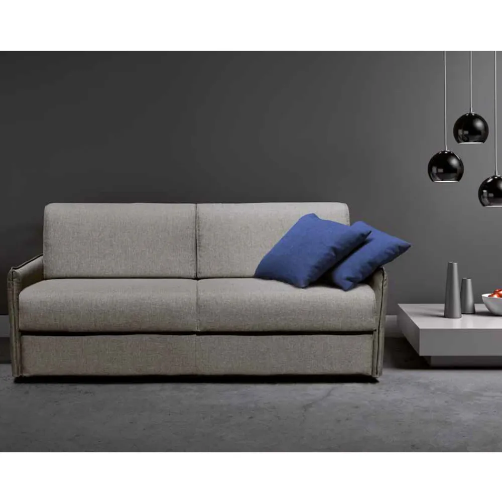 Viadurini Living Moderne Schlafsofas-Sofa umwandelbar in 2- oder 3-Sitzer Bett Stoff Made in Italy - Geneviev