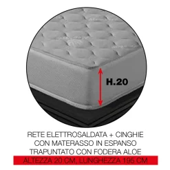 Viadurini Living Moderne Schlafsofas-Sofa umwandelbar in 2- oder 3-Sitzer Bett Stoff Made in Italy - Geneviev