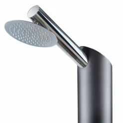 Viadurini in the Garden Gartendusche-Solar Garden Duschsäule aus schwarzem Edelstahl Made in Italy - Werner