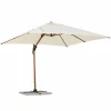 Viadurini in the Garden Gartenschirm-Sonnenschirm, 3x3 in Aluminium mit beiger Polyesterabdeckung - Leano