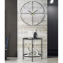 Viadurini Living Moderne Couchtische-Spiegel-Couchtisch mit schwarzer Eisenstruktur - Archimede