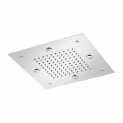 Viadurini Taps Duschköpfe-Stahlduschkopf mit Regenstrahl und Verneblern Made in Italy - Selmo