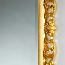 Viadurini Classic Standspiegel|Wandspiegel-Stand und Wandspiegel im Stilmix Blattgold Mata