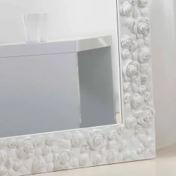 Viadurini Classic Standspiegel|Wandspiegel-Stand und Wandspiegel Rahmen mit Rosen verziert Flower